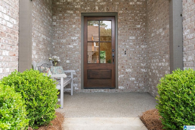 view of entrance to property