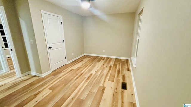 unfurnished bedroom with wood-type flooring