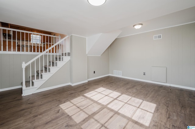 bonus room with wood-type flooring