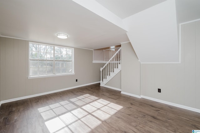 interior space featuring hardwood / wood-style flooring