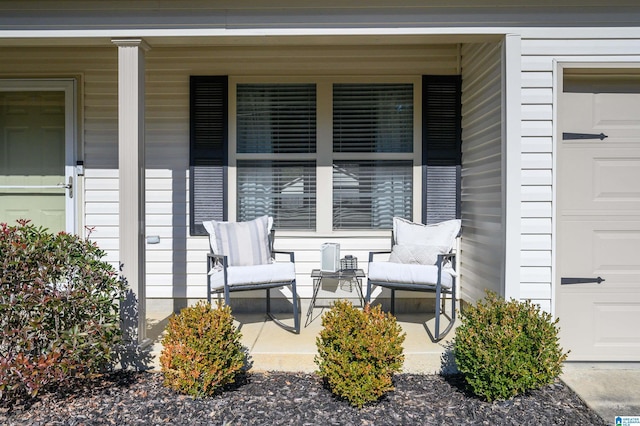 view of patio / terrace with covered porch