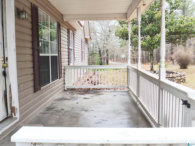 55 Jeter Rd, Talladega, AL 35160 - view of patio featuring a porch