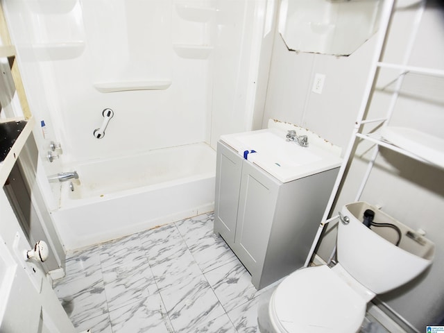 55 Jeter Rd, Talladega, AL 35160 - full bathroom with shower / tub combination, vanity, and toilet