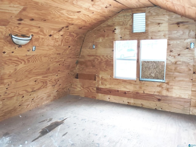 55 Jeter Rd, Talladega, AL 35160 - bonus room with vaulted ceiling and wood walls