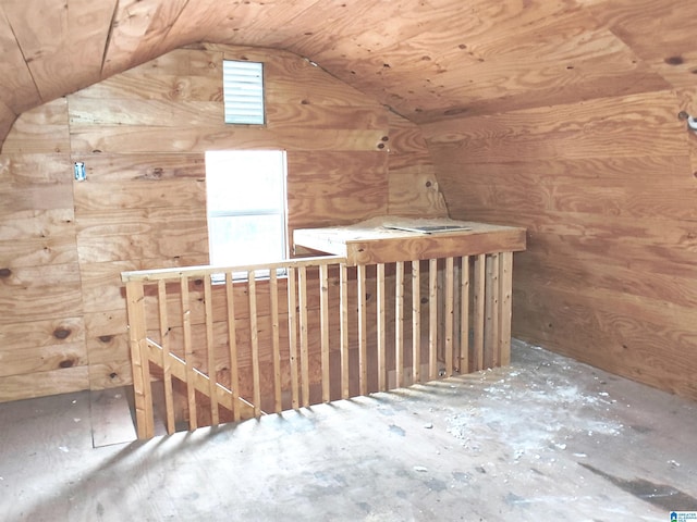 55 Jeter Rd, Talladega, AL 35160 - bonus room with lofted ceiling and wooden walls