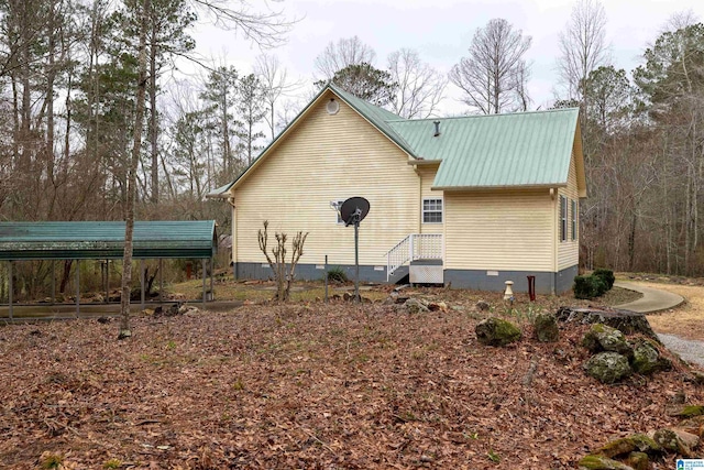 view of property exterior