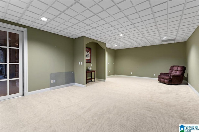 unfurnished room featuring carpet floors