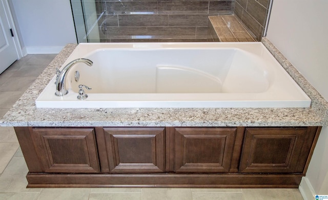 bathroom with a bathing tub