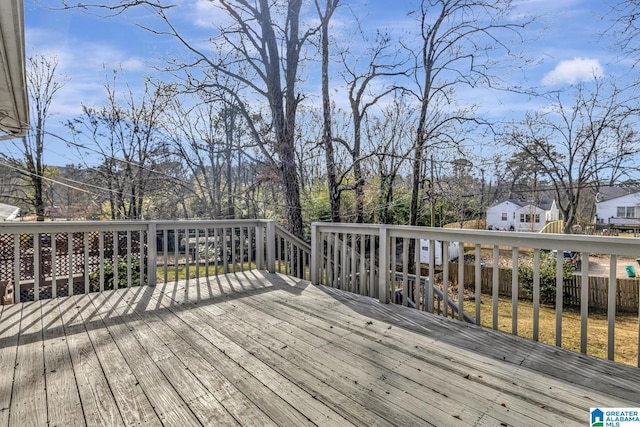 view of deck