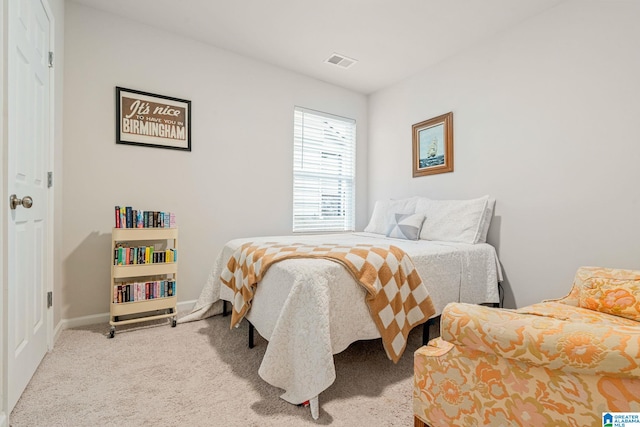 bedroom featuring carpet floors