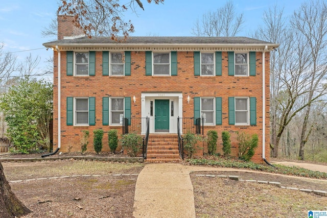 view of colonial-style house