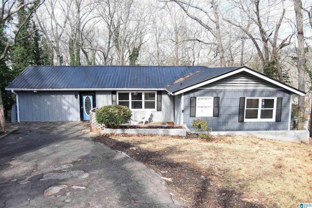 view of ranch-style house