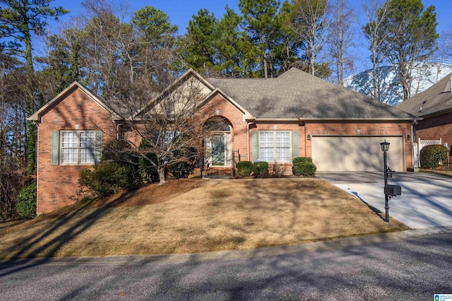 front facade featuring a garage