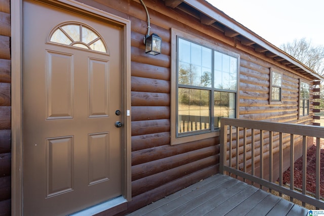 view of entrance to property