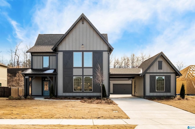 view of front of home featuring a carport