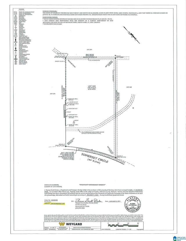 1705 Somerset Cir Unit 269, Mountain Brook AL, 35213 land for sale