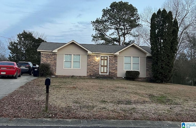 view of ranch-style house