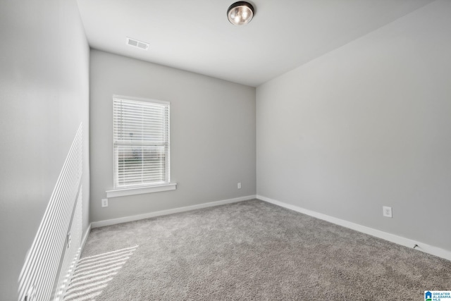 empty room with carpet floors