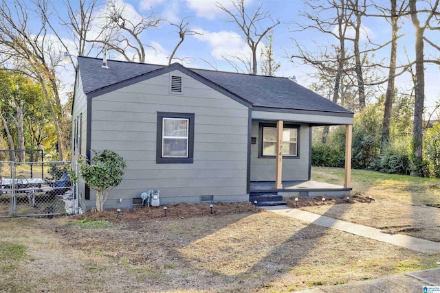 view of bungalow-style house