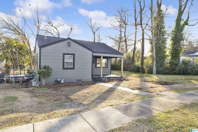 bungalow-style home featuring a porch