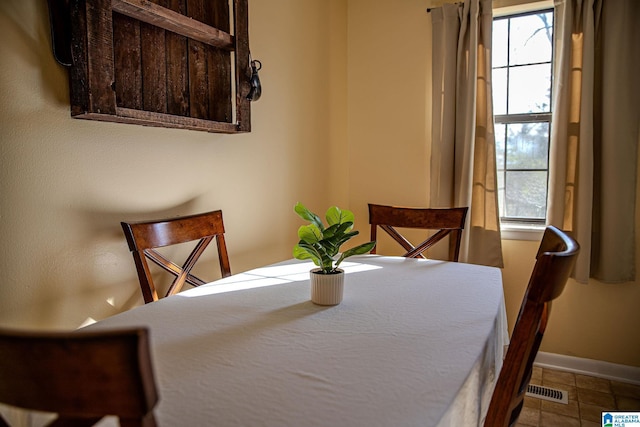 dining room featuring a healthy amount of sunlight