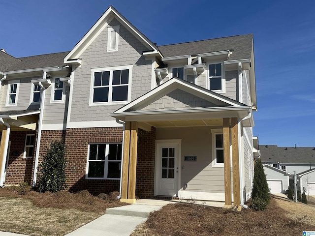 multi unit property with brick siding