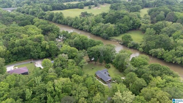 drone / aerial view with a rural view