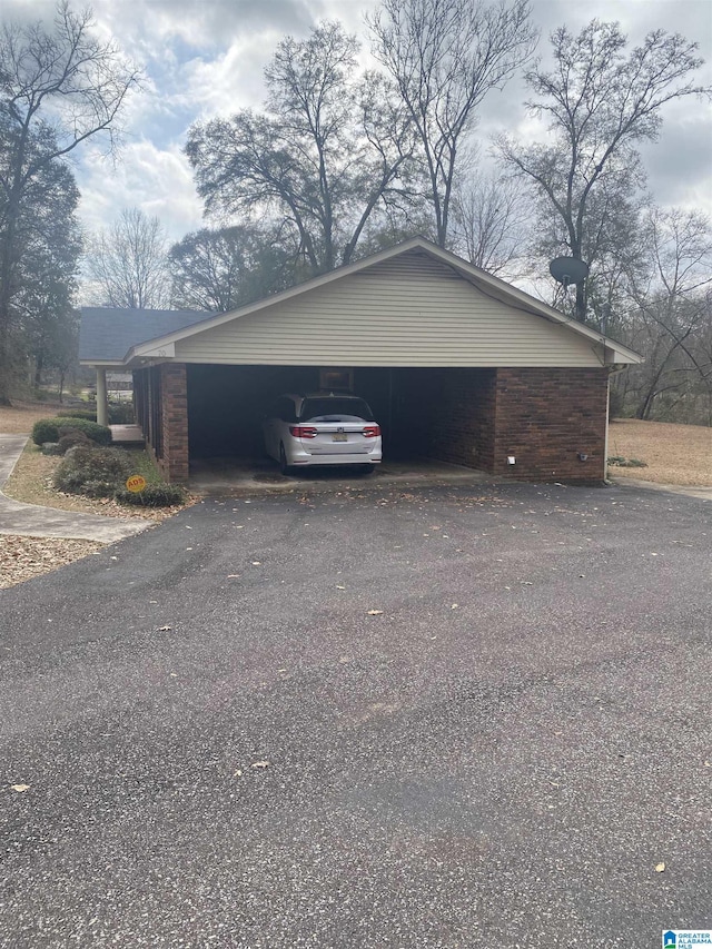 exterior space with driveway