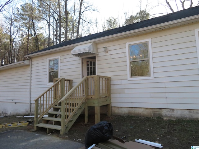 view of entrance to property