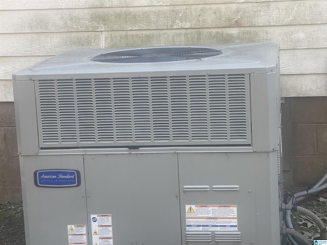 exterior details with central AC unit