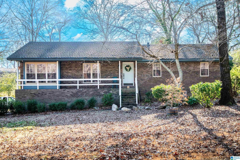 view of ranch-style house