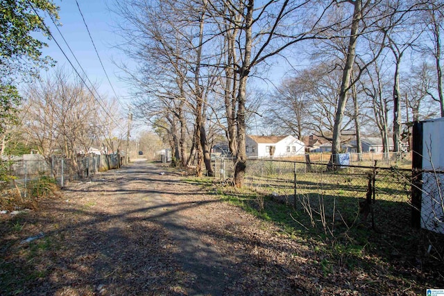 view of road