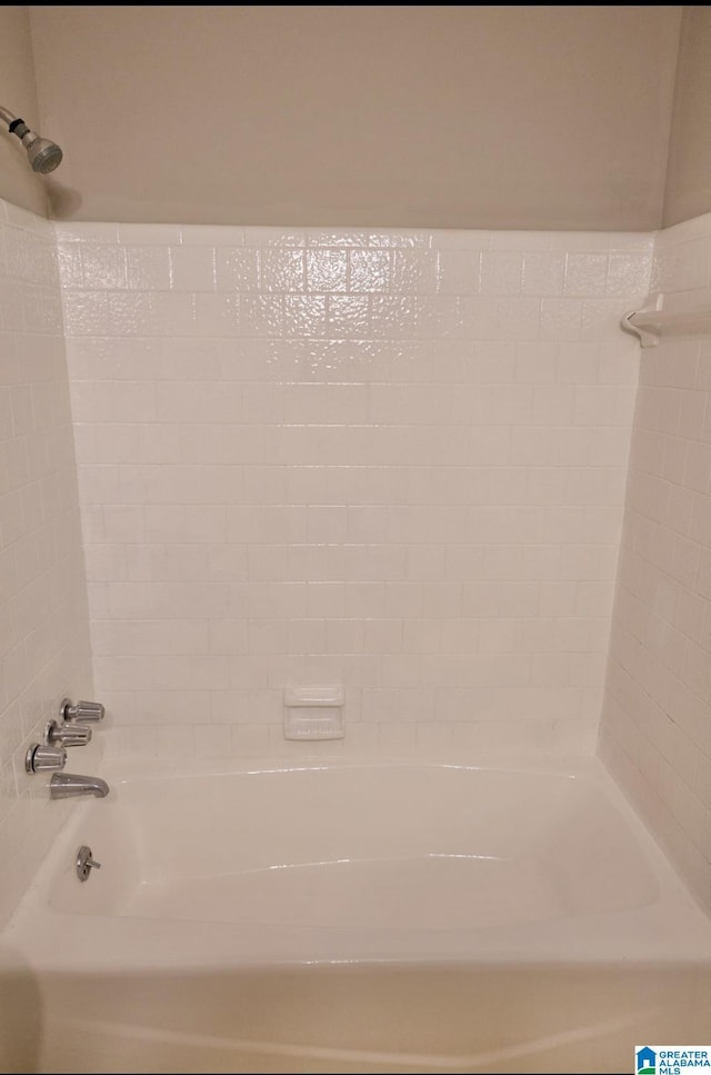 bathroom featuring bathing tub / shower combination