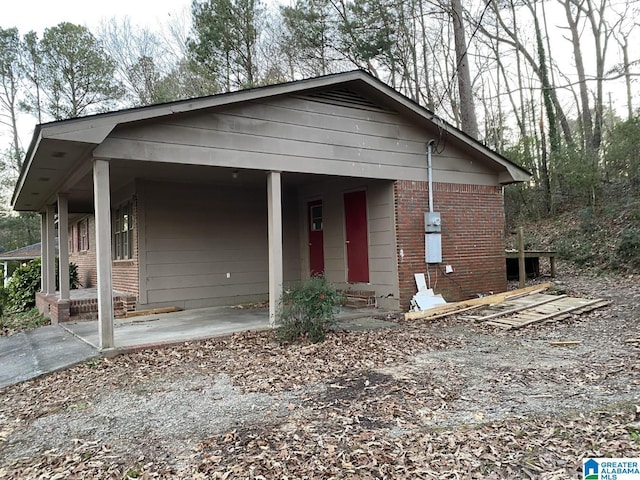 view of front of house