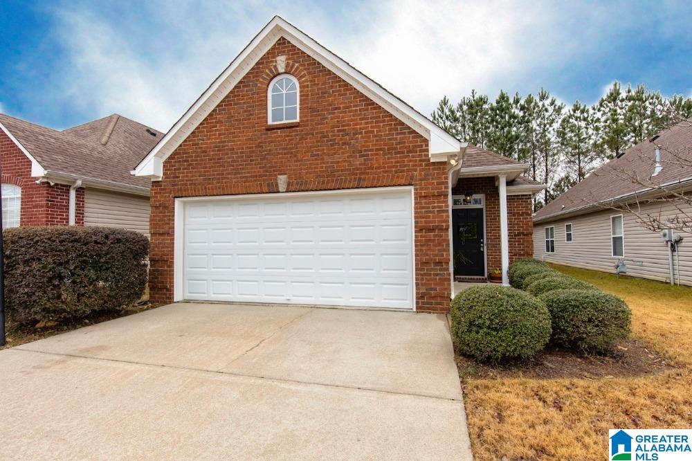 view of property with a garage