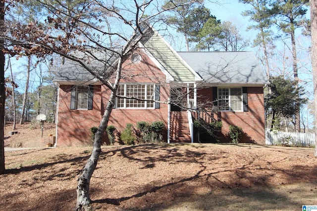 view of front of property