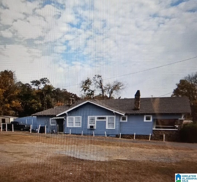 view of back of property