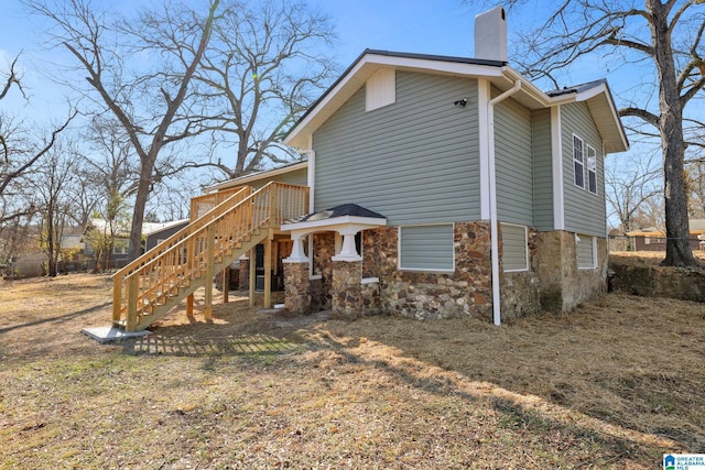 view of front of home