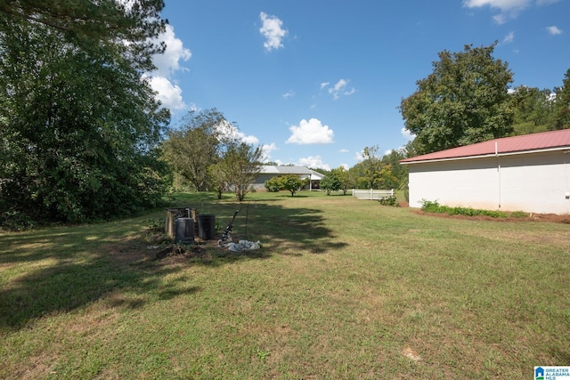 view of yard