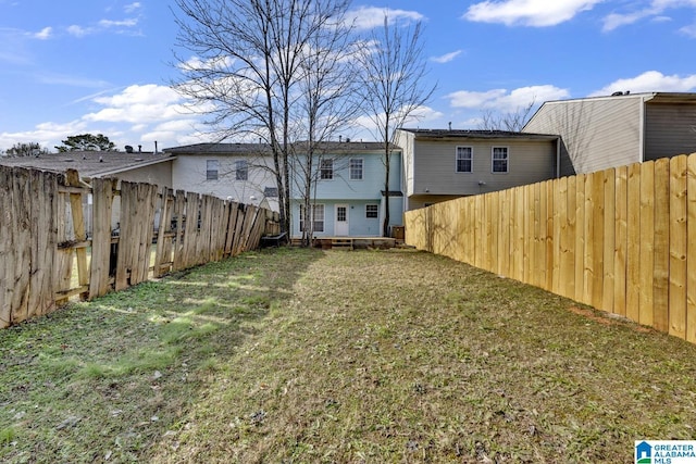 exterior space with a lawn