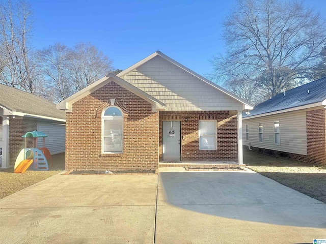 view of front of home