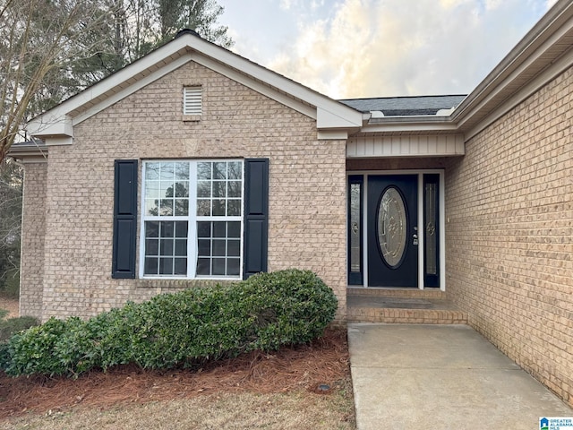 view of entrance to property