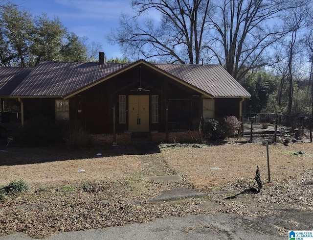 525 Crumley Chapel Rd, Birmingham, AL 35214 - view of front of home featuring metal roof