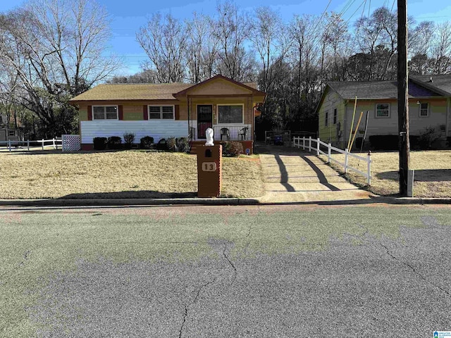 view of ranch-style home