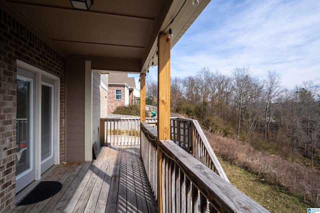 view of deck