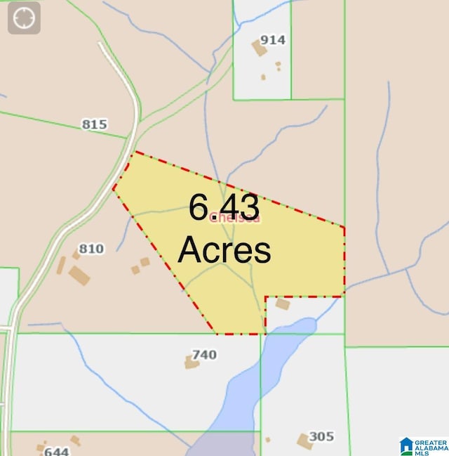 Listing photo 2 for LOT2 Salser Ln Lot 2, Columbiana AL 35051