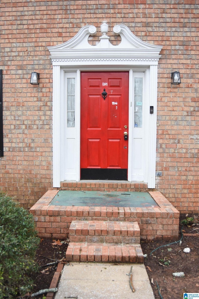 view of entrance to property