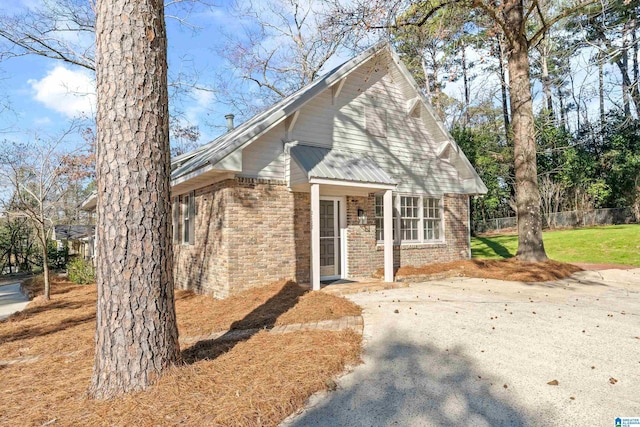 view of front of home