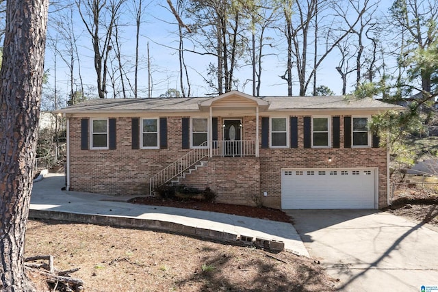 ranch-style house with a garage