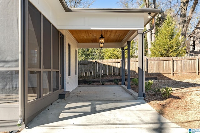 view of patio